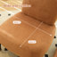 Chaise d'appoint moderne en velours, pieds en bois massif, sièges de salon confortables