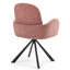 Bedonia 18.11'' H Fabric Upholstered Metal Armchair