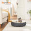 Dog Bed, Donut Cat Bed, Washable Pet Sofa, Anti-Slip, Round, 50 cm Dia.-138660320