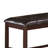 Allmon Faux Leather Counter Height Bench