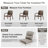 Deb Outdoor Patio Crescent Shape 6" Thick Seat & Back Furniture Cushion Set With Removable Cover-1705623975-1706529235-1700542434