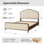 Lit et garniture cloutée Elfine-288492614