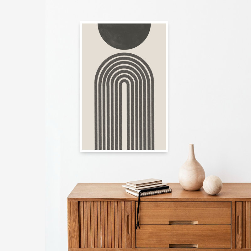 Contemporary Art Abstract Geometric Art, 24" H x 16" W