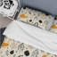 Ensemble de housse de couette en microfibre Chic Noir Floral Fusion I-1602649157