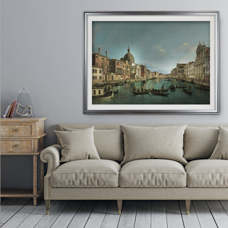 « venice the grand canal », impression, Argent, H 31 po x l 43 po x P 1,5 po