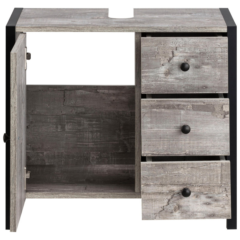 Killingworth Bathroom Storage Cabinet, Concrete