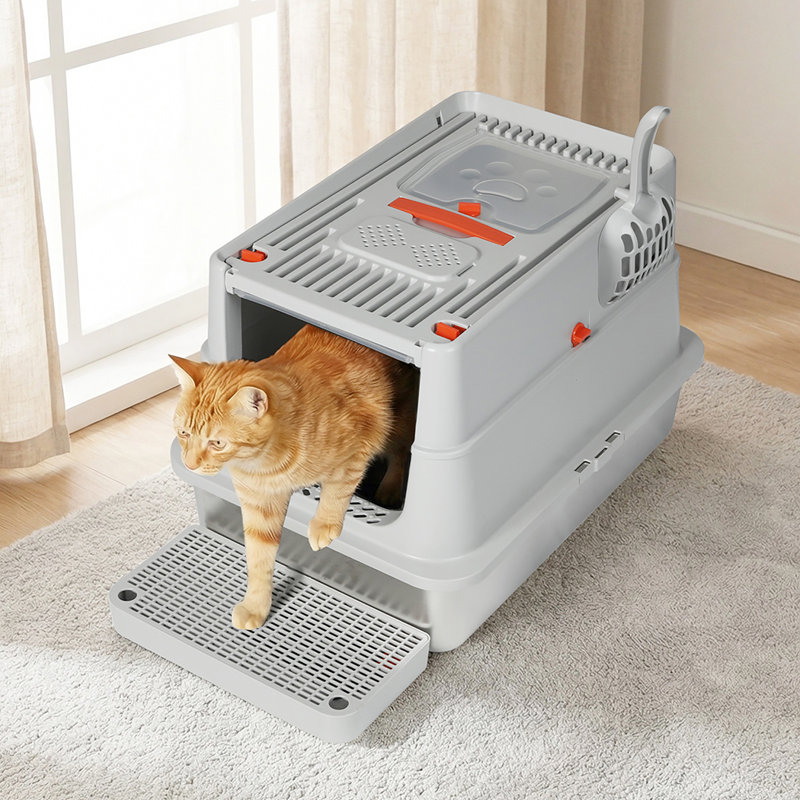 Stainless Steel, ABS Plastic. Litter Box