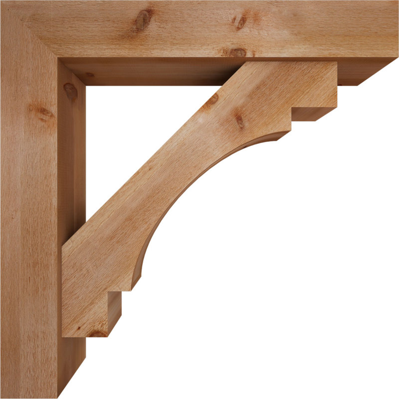Support Merced Block avec support décalé, 42 x 42, Cèdre rouge occidental de l 8 po (scié brut)