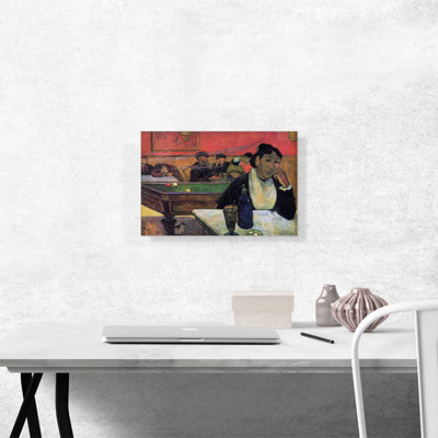 «Night Cafe at Arles 1888» par Paul Gauguin, reproduction d'art sur toile tendue