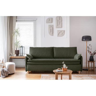 207Cm Scroll Arm Sofa Bed