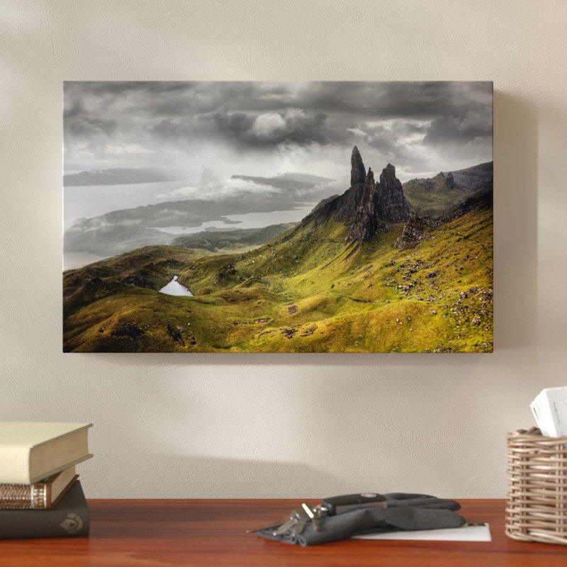 « écosse 1 », reproduction de photo sur toile tendue, H 12 po x l 19 po x P 2 po
