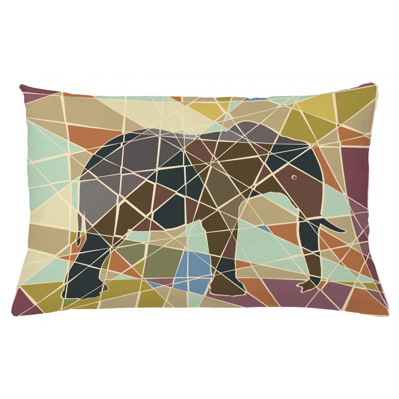 Geometric Pillow Cover, 16" x 26"