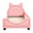Pink Twin Upholstered Daybed - Generous Space For A Good Night's Rest With Upholstery And Carton Ears Headboard Low Profile Design