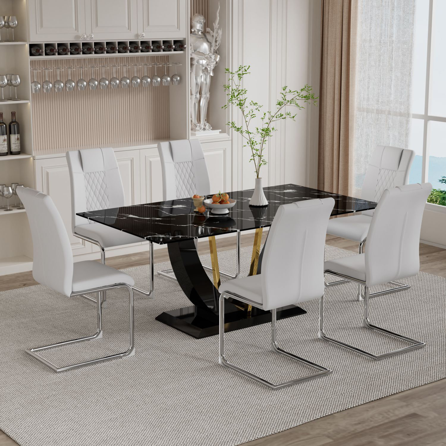 Ivy Bronx 71" Pedestal Dining Table - Wayfair Canada