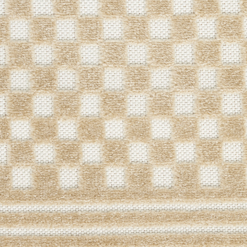 Ebern Designs Care Free Taupe Modern Indoor Rug, Runner 2' x 6'