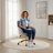 Adjustable Office Chair, Armchair, Swivel Chair With Metal Base-730896488-730896495