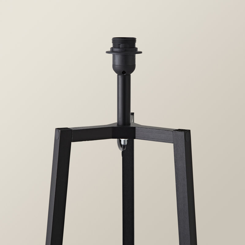Aidrianna 138cm Tripod Floor Lamp, Matte Black