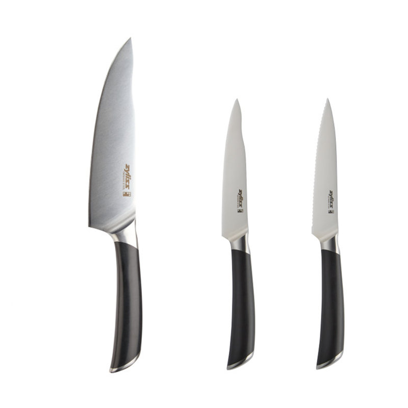 Ensemble Zyliss Comfort Pro Chefs, pairing et dentelé