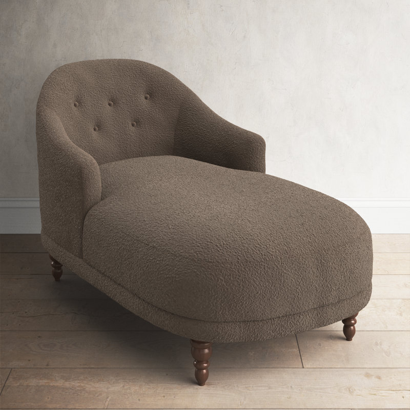 Bernay Upholstered Chaise Lounge, Knoll Mink 95% Polyester/5% Acrylic
