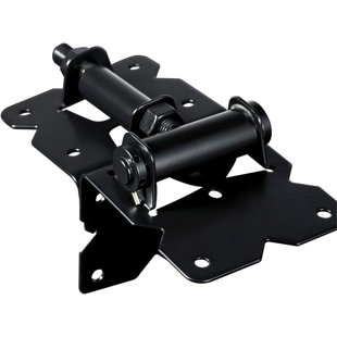 skysen Vinyl Wood Fence Self Closing Gate Hinges Black