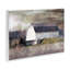«Stormy Sky Country Farm Barn Murky Field Landscape» par Bluebird Barn - peinture à cadre flottant sur bois-118195015-118195011