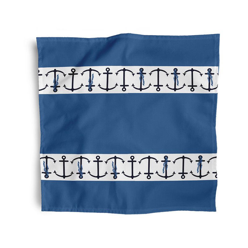 Hargrove Anchor Stripe Napkins, Blue