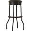 Metal Outdoor Stool with Cushion-16399221