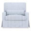 Crawford Pillowback Chair and a Half Upholstered Swivel Glider-1636909300