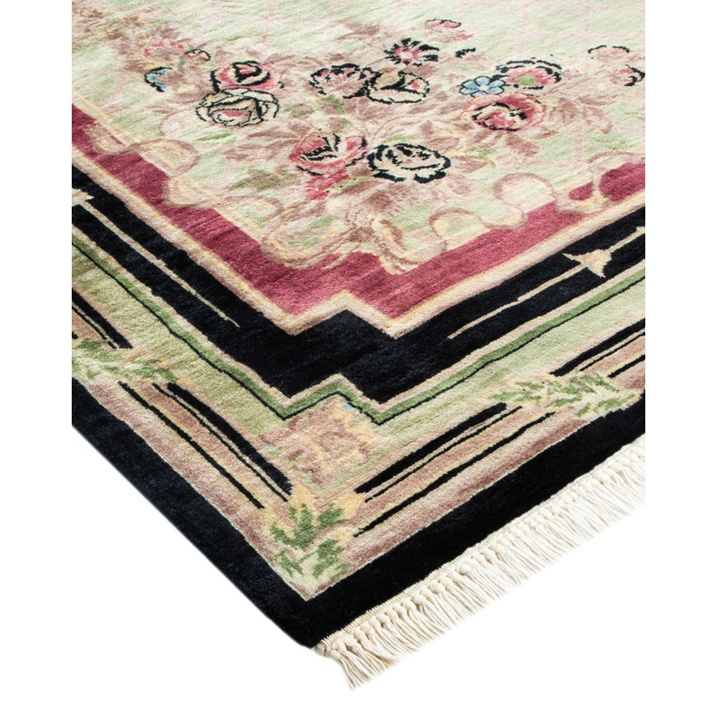Classic One-of-a-Kind 6' 2" X 9' 1" Hand Knotted Area Rug