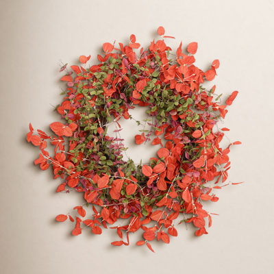 26" Eucalyptus No Holiday Wreath