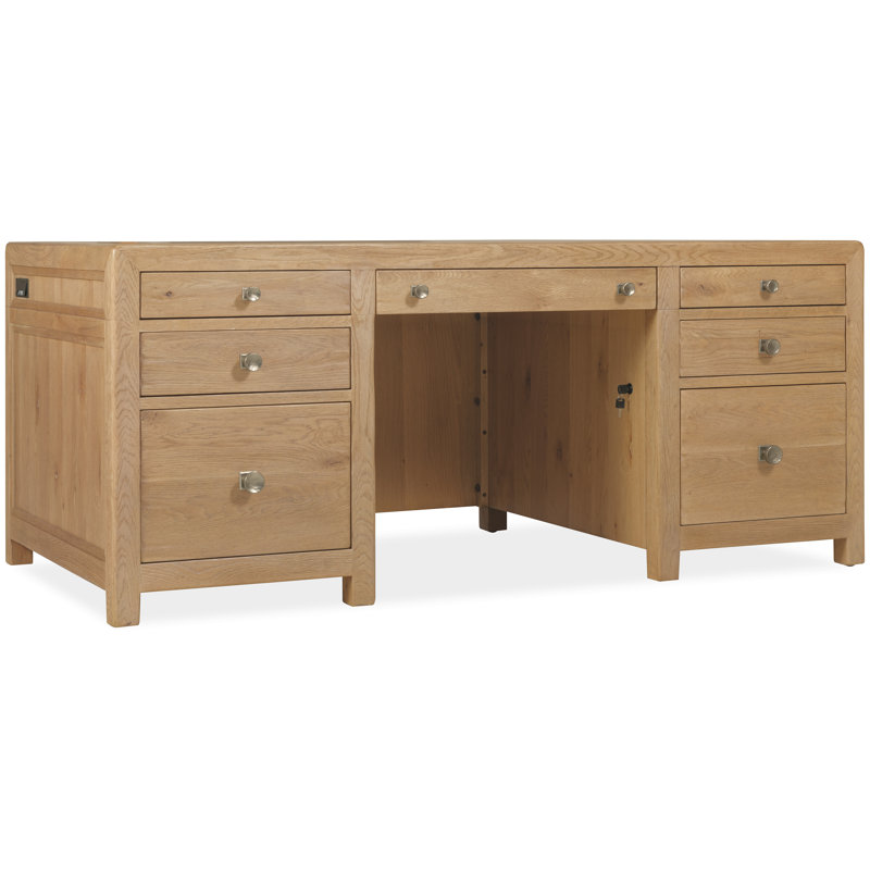 Driftwood Executive Desk, Natural