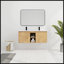 Meuble-lavabo mural 48 po avec double lavabo