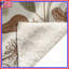 Couvertures beige à motif floral-128691400