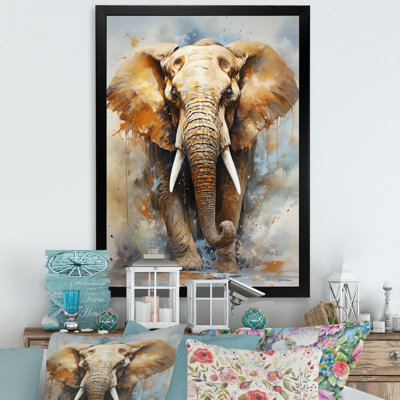 Magnifique portrait d'éléphant I