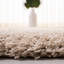 Tapis beige à poils longs Athens-474524295