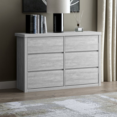 Commode double 6 tiroirs l 46,46 po Brannick