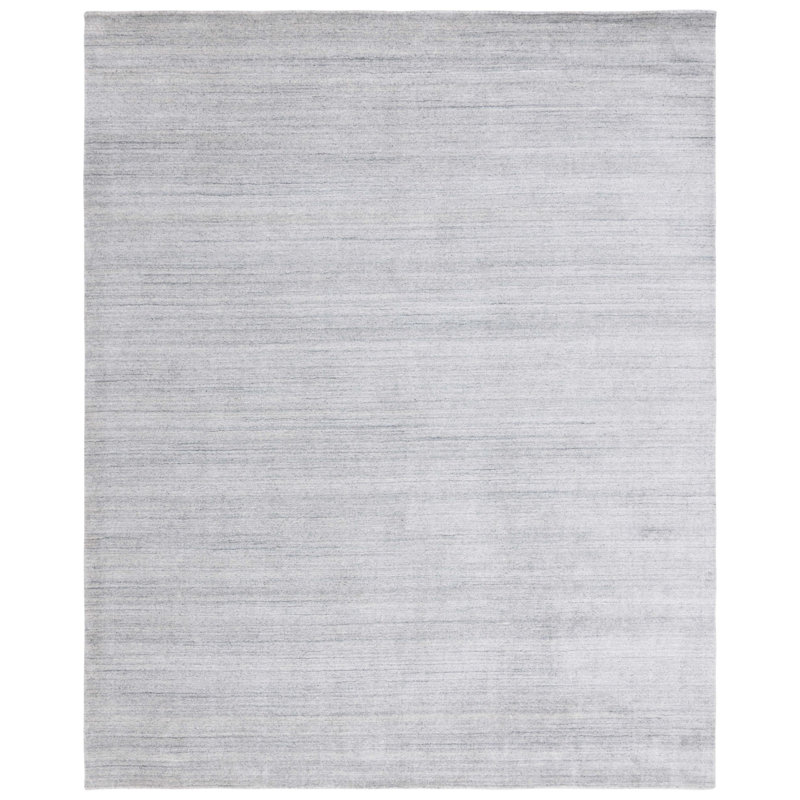 Fabian Hand-Woven Flatweave Ash Area Rug, Rectangle 8' x 10'