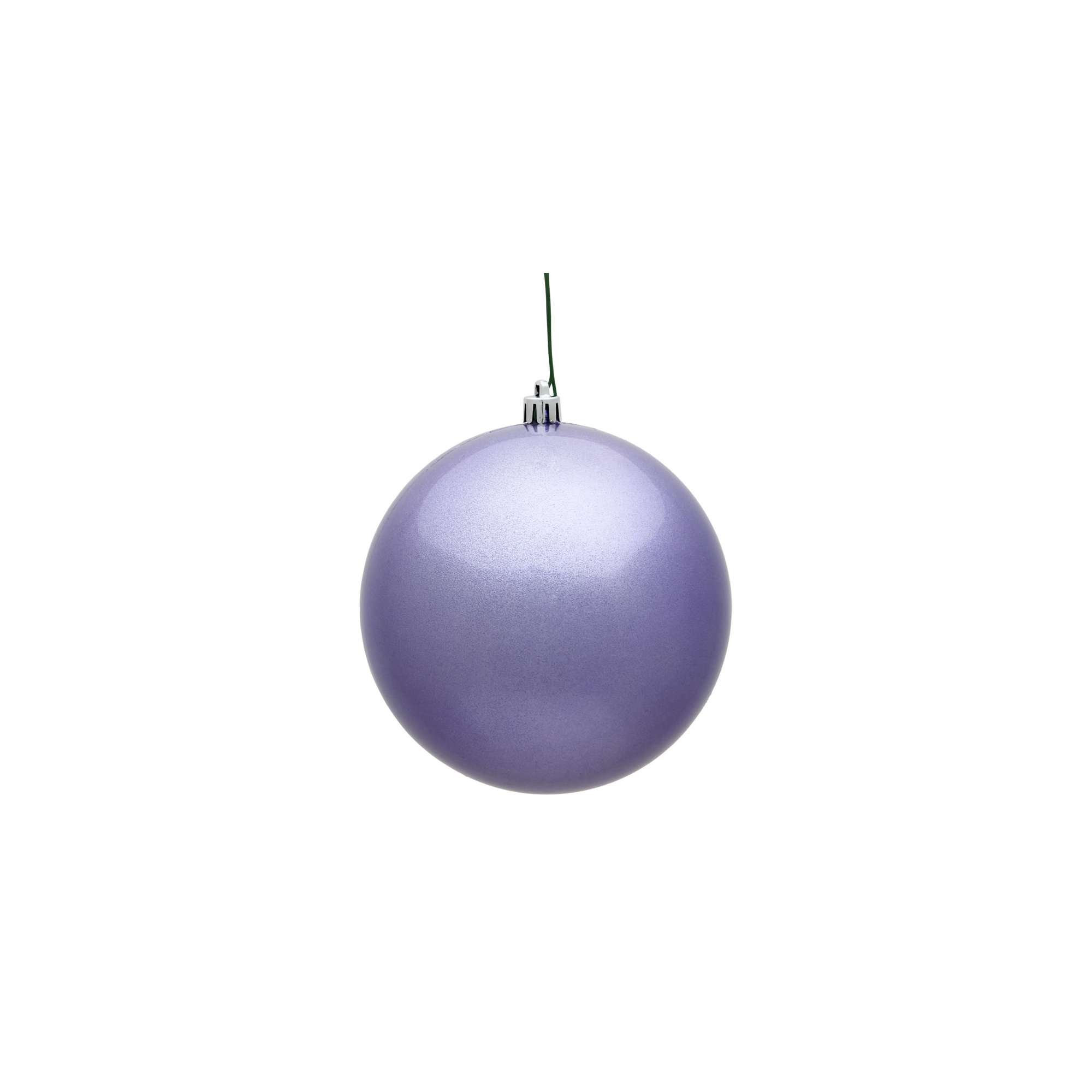 Holiday Solid Ball Ornament, Lavender, 10" H x 10" W x 10" D