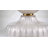 Marlee 28" Glass/Metal LED Table Lamp-1605651286