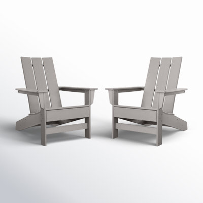 Ratcliff Plastic Adirondack Chairs (Set of 2)