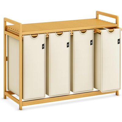 Bamboo Laundry Hamper Storage