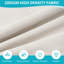 Paquet de 2 coussins de 80 po pour chaise longue d'extérieur, housse imperméable, amovible et lavable, coussins de remplacement toutes saisons pour jardin de piscine, beige / l-41111109-55894029