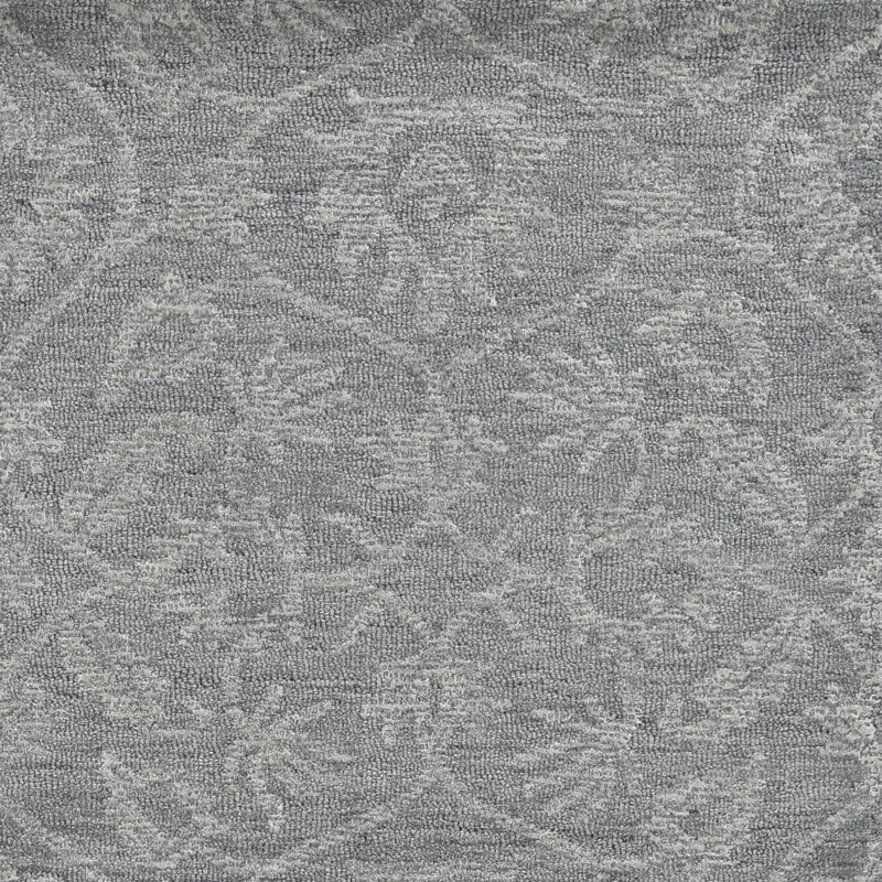 Tapis en laine gris