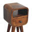 Mini table de chevet en bois