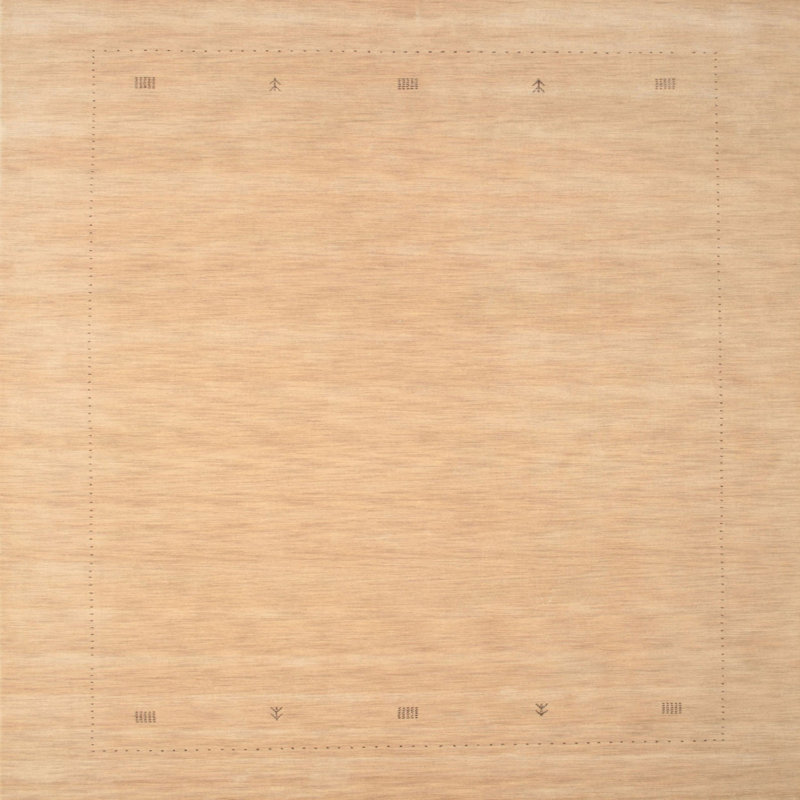 Tapis contemporain pêche, Carré 4 pi