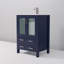 Ensemble de meuble-lavabo avec comptoir en céramique et robinet-2125781242