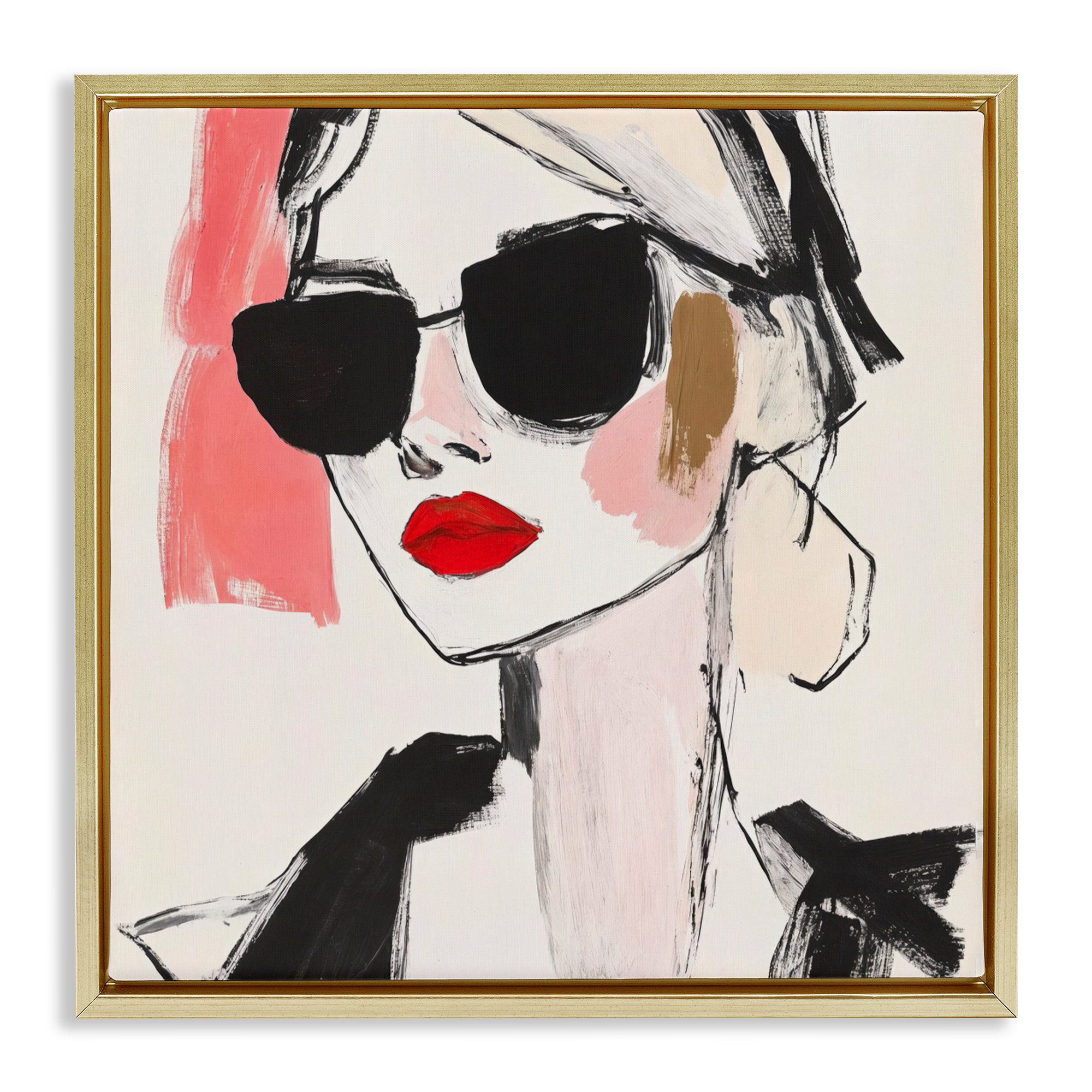 Gamour Frame Mercer41 Sassy Glamour Sketch Floating Frame, design by Andrea Haase ...