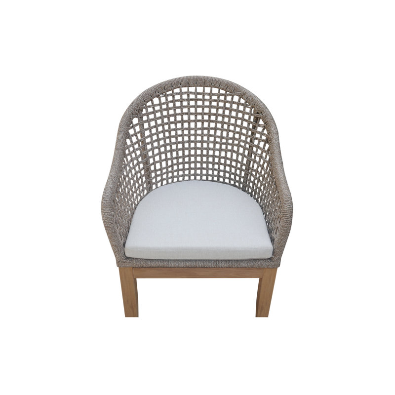 Chaise de patio avec coussin Boodram