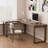 Nut-Brown L-Shaped Solid Wood desk-108954524-108954527