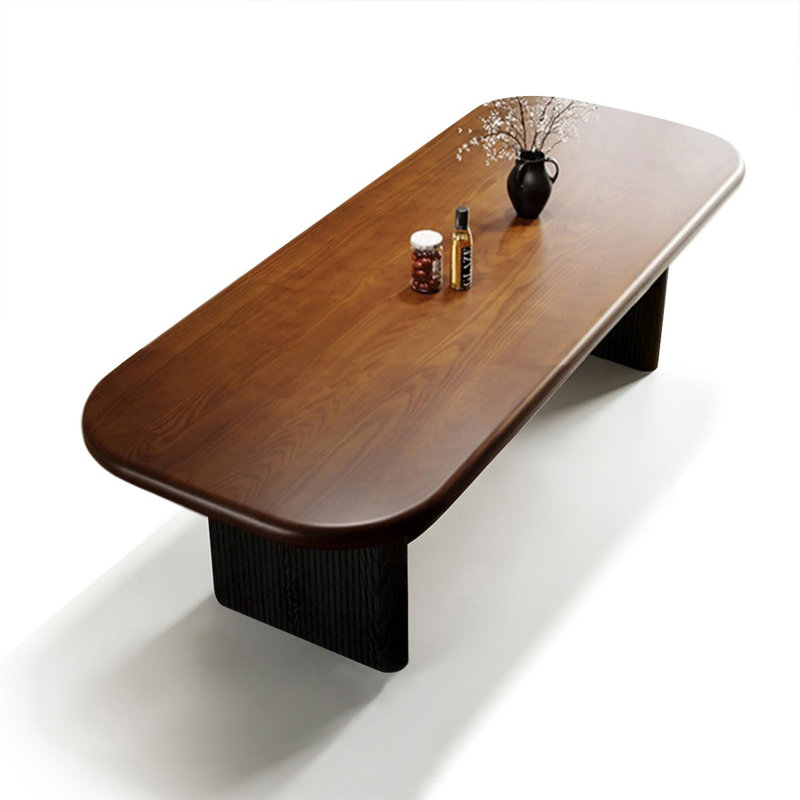 Solid wood rectangular pine dining table, 29.53" H x 70.87" W x 31.5" D